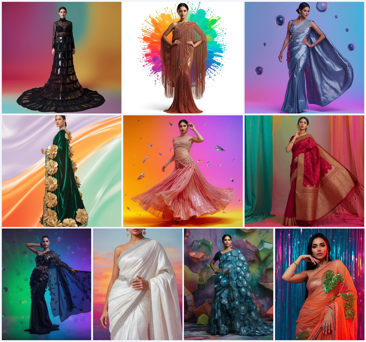 10+ Elegant Silhouette Dress AI Prompts to Create Luminous Fashion Portraits with Cinematic Glow - Main Thumbnail