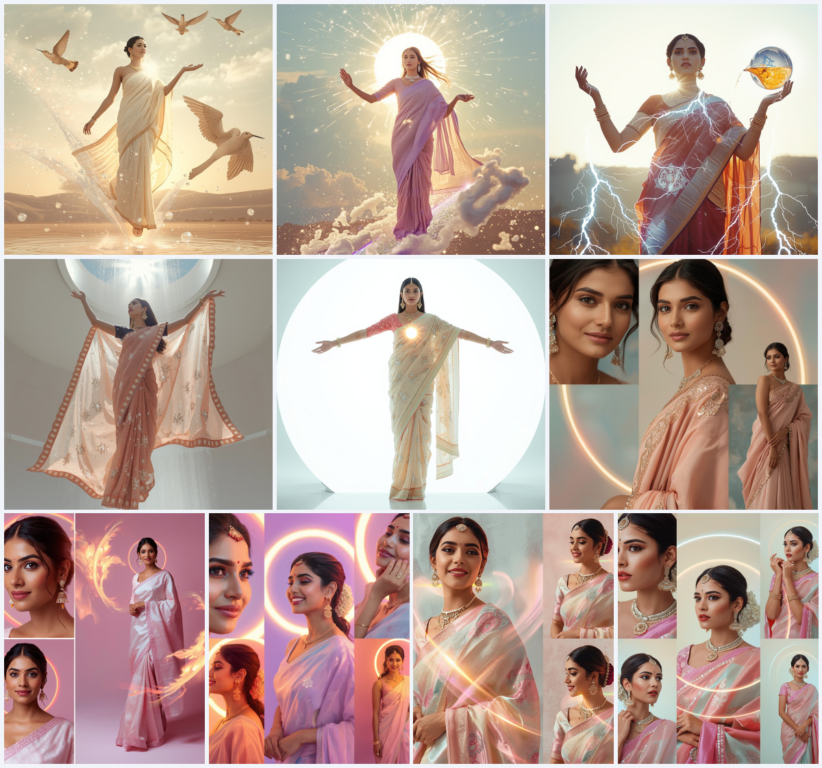 10+ Lemon Yellow Chiffon Saree AI Prompts to Generate Sunlit Everyday Looks with Pure Lite Design - Main Thumbnail