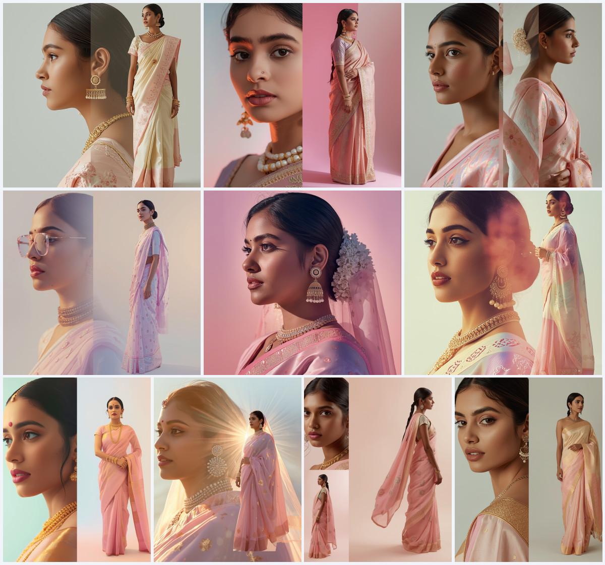 10+ Mint Green Silk Saree AI Prompts to Generate Fresh Spring Editorials with Pure Lite Design - Main Thumbnail