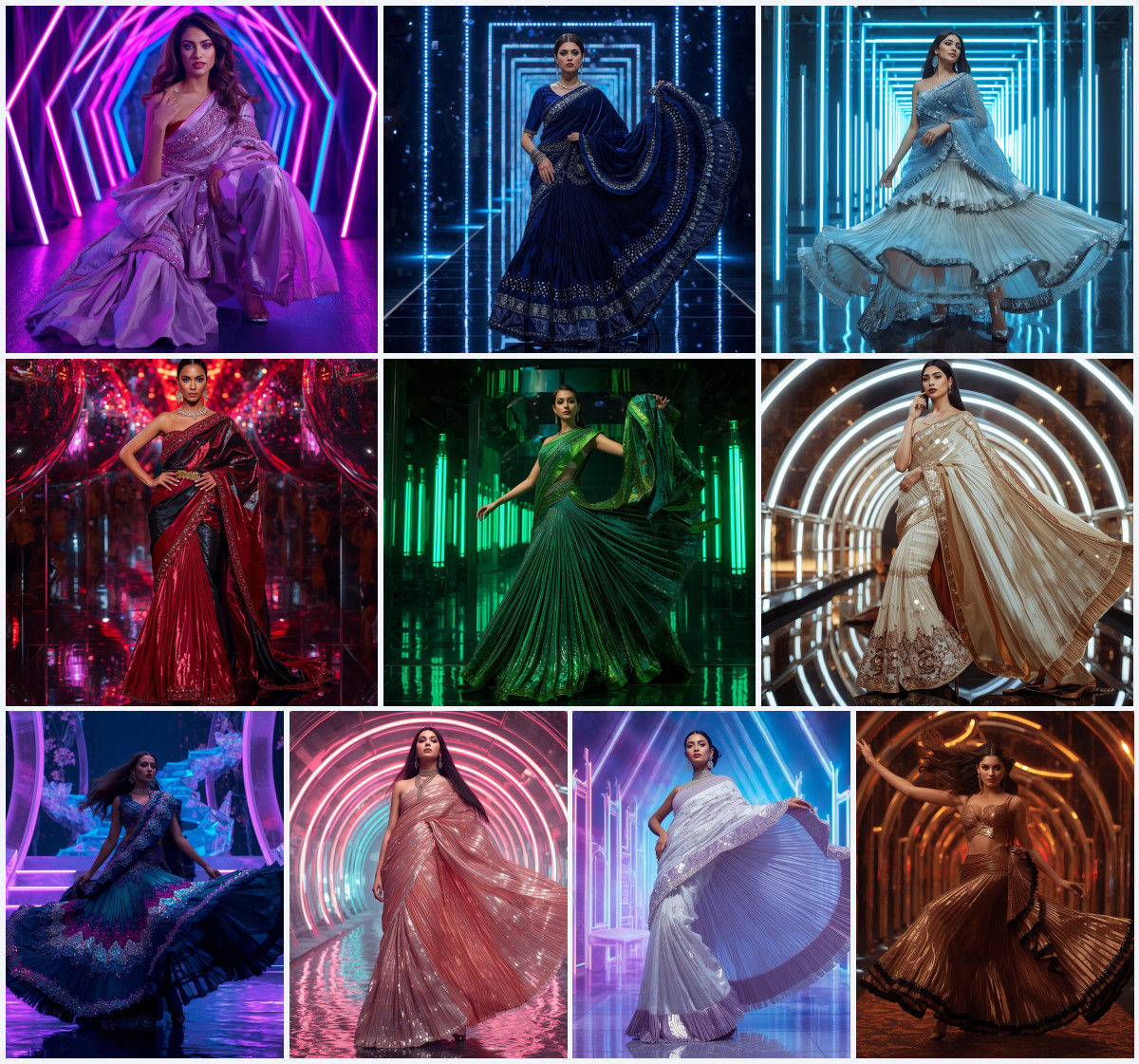 10+ Pastel Jamdani Handloom Modern Saree AI Prompts to Generate Luminous Image Prompt Styles via Gemini, Grok, and ChatGPT