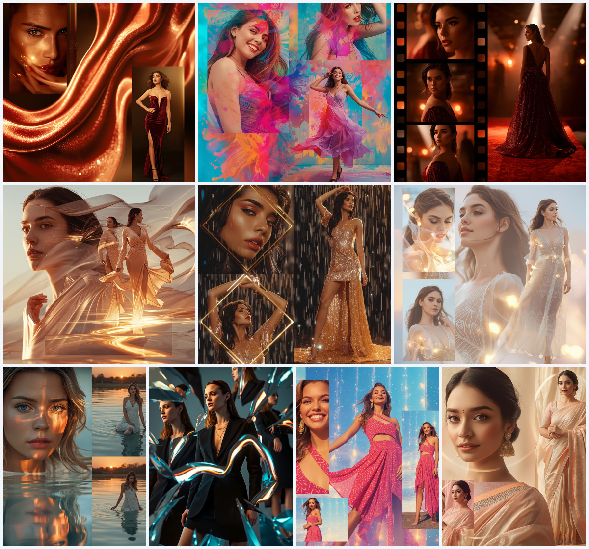 10+ Saree AI Prompts to Create Ultra Realistic Ethnic Photos with Cinematic Lighting and Sharp Details - Main Thumbnail