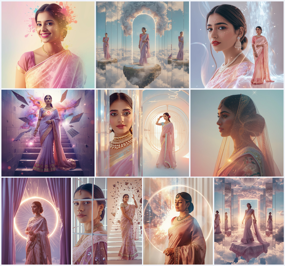 10+ Sky Blue Cotton Saree AI Prompts to Create Airy Everyday Looks with Pure Lite Design - Main Thumbnail