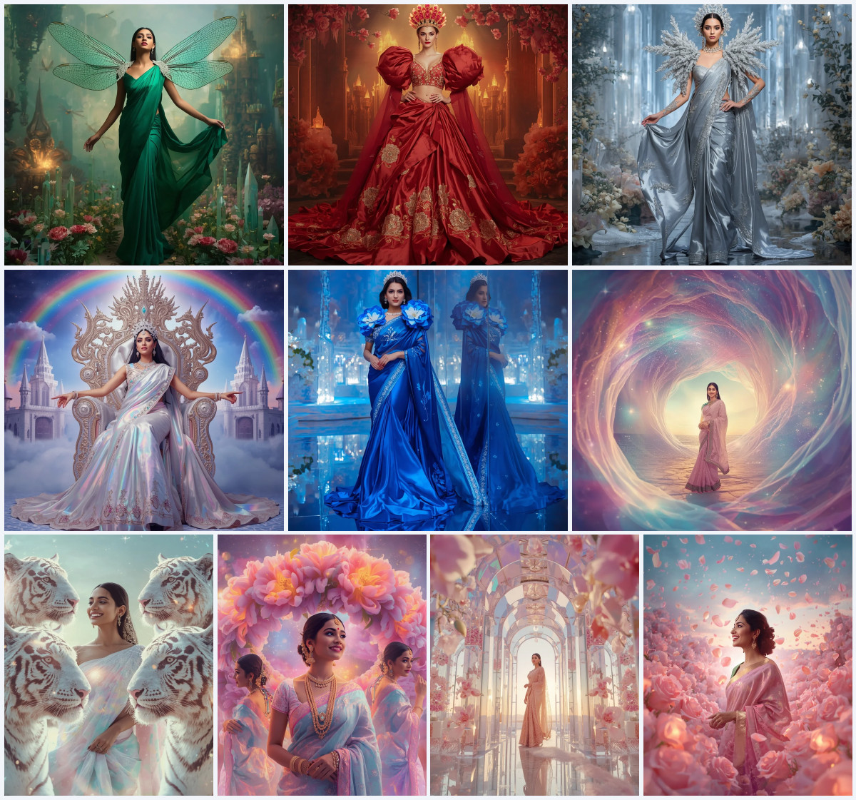 New 10 Modern Pastel Saree AI Prompts for Soft Aesthetic Girl Looks - Main Thumbnail