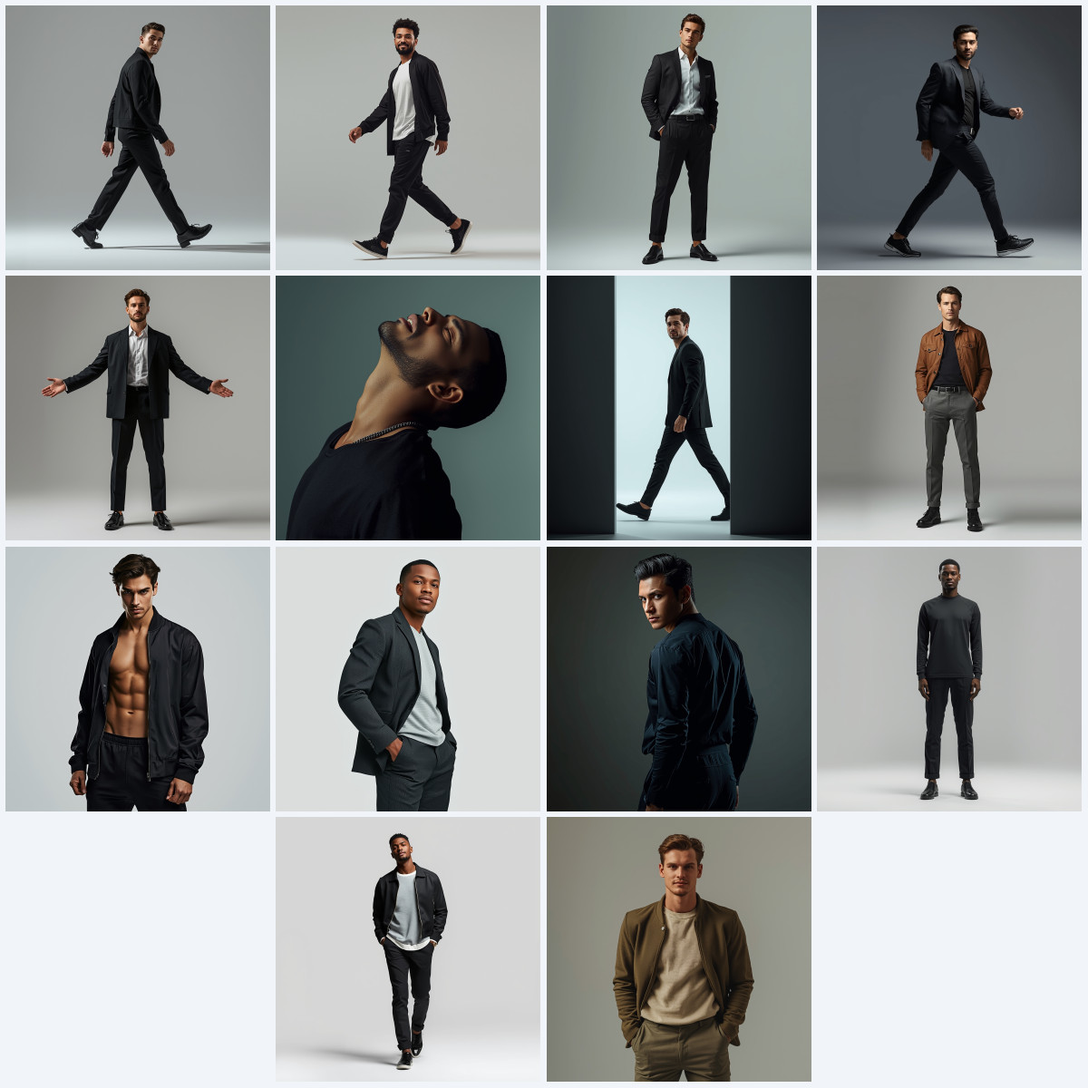 14 Best AI Prompts for Male Model Poses with Professional Studio Lighting and Editorial Fashion Photography Style (2026)