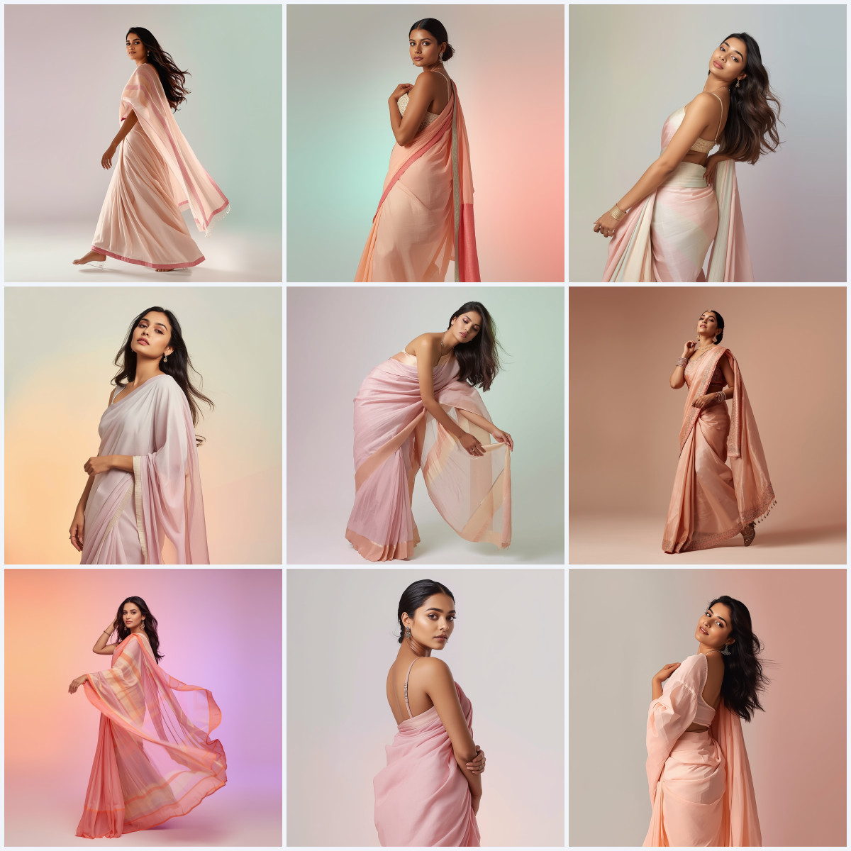 10 Viral Prompt For Modern Festive Saree Looks for Women with Trendy Fashion Style and Instagram Influencer Aesthetic (2026)