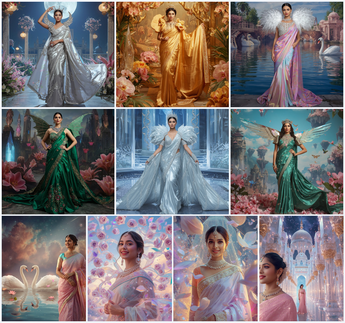 Top 10 Saree AI Prompts for Traditional Lucknowi Chikankari - Main Thumbnail