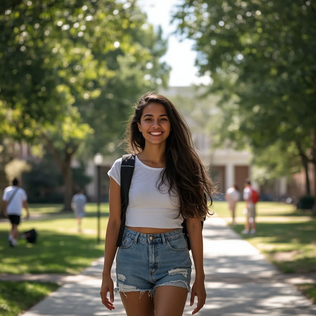 College Campus Girl Lifestyle – Real Daily Life Aesthetic | Ai Image Prompts