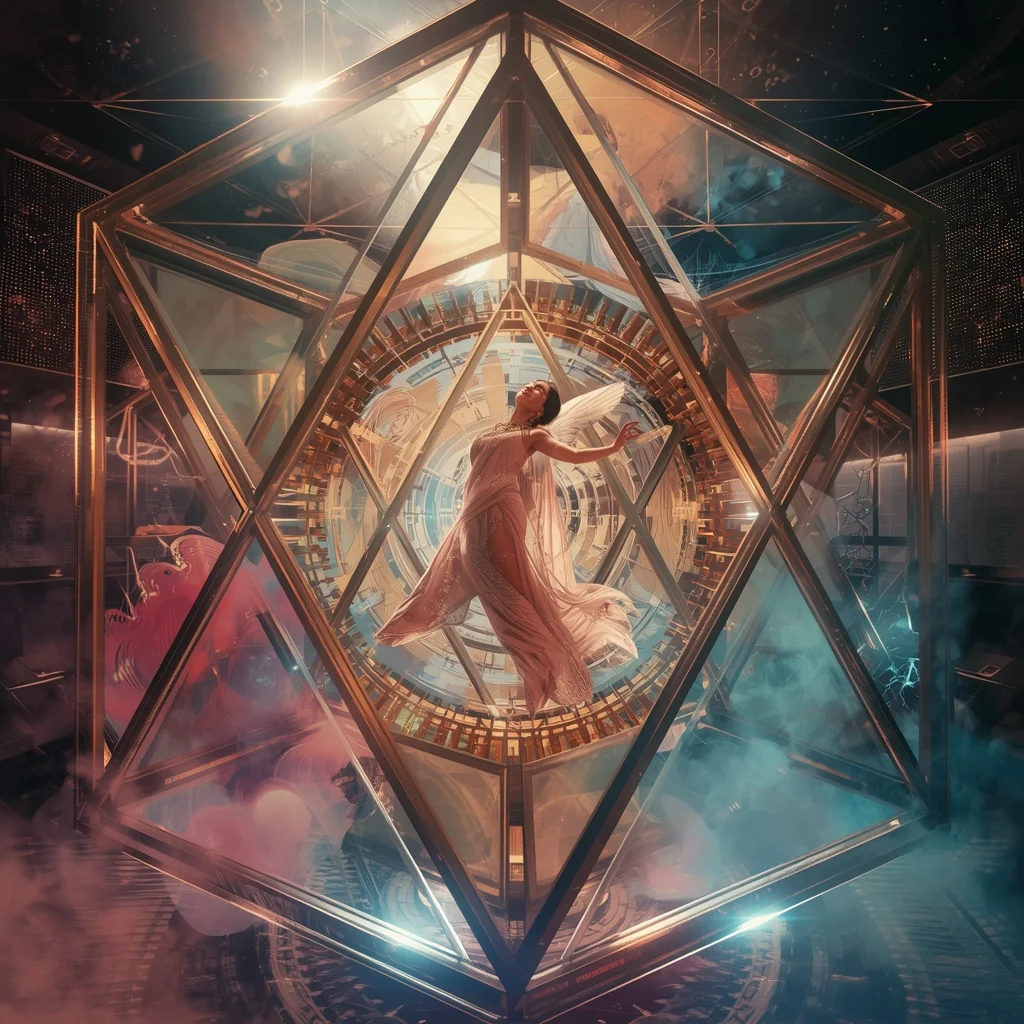 Festive Pastel Saree Alchemical Transmutation Containment Field Collage Premium Cinematic | Saree Instagram Ai Prompt