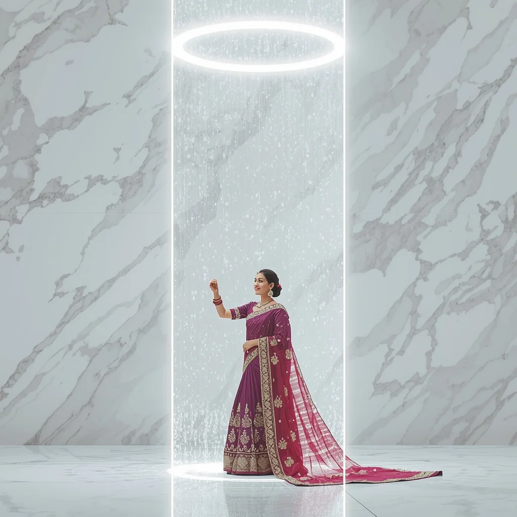 Luminous Magnetic Energy Crystal Rain Strip Supreme Angelic Glow | New Instagram Trend Prompt For Girl Aesthetic