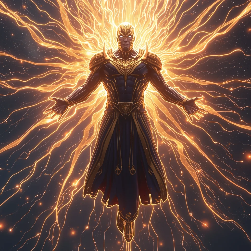 Scene – Infinity Guardian Unlocks Final Form | Anime Ai Prompt