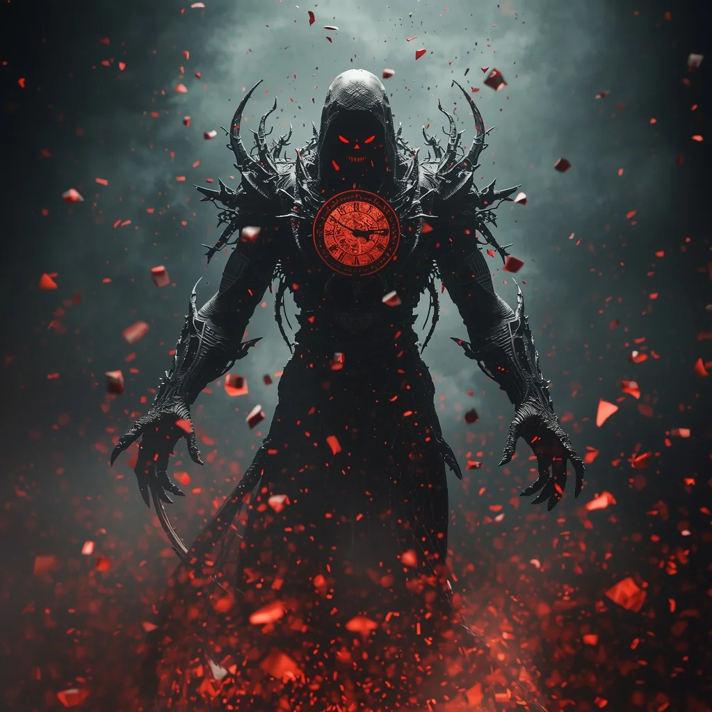 Scene – Rise of the Chrono Reaper (New Villain) | Ai Gemini Photo Prompt